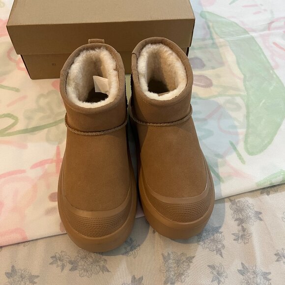 UGG Platform Snow Boots Classic Short Style - Picture 1 of 7